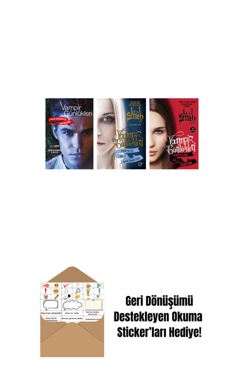 Artemis Yayınları L. J. Smith 3 Kitap Set + Okuma Sticker'Ları