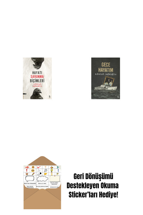 Everest Yayınları Hayatı Savunma Biçimleri + Gece Hayatım + Okuma Sticker'Ları