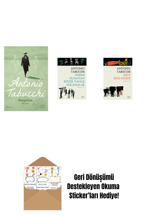 Everest Yayınları Requiem + Önemi Olmayan Küçük Yanlış Anlamalar + Hint Gece Müziği + Okuma Sticker'Ları