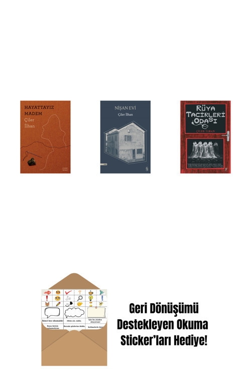 Everest Yayınları Hayattayız Madem + Nişan Evi + Rüya Tacirleri Odası + Okuma Sticker'Ları