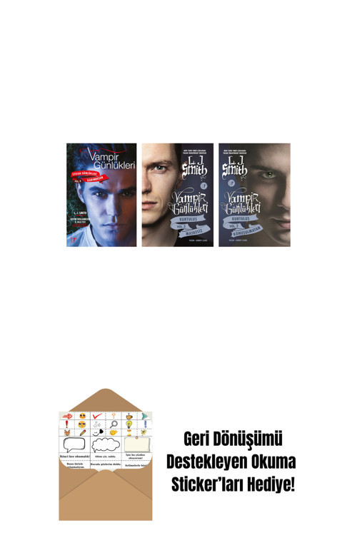 Artemis Yayınları L. J. Smith 3 Kitap Set + Okuma Sticker'Ları
