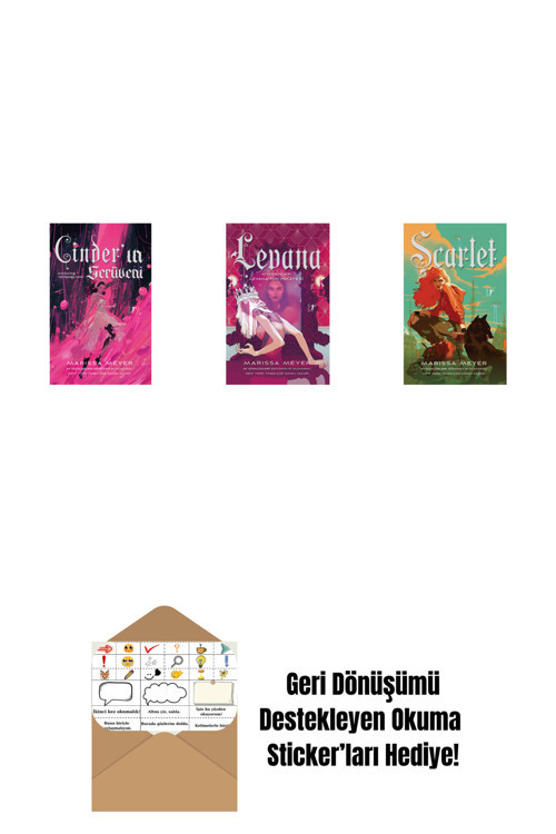 Artemis Yayınları Marissa Meyer 3 Kitap Set + Okuma Sticker'Ları