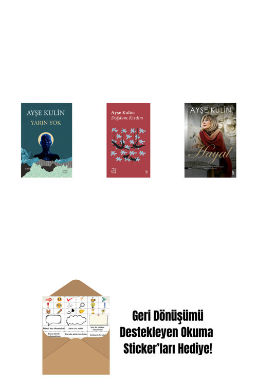 Everest Yayınları Yarın Yok + Everest Açıkhava 19 - Doğdum. Kızdım + Hayal + Okuma Sticker'Ları