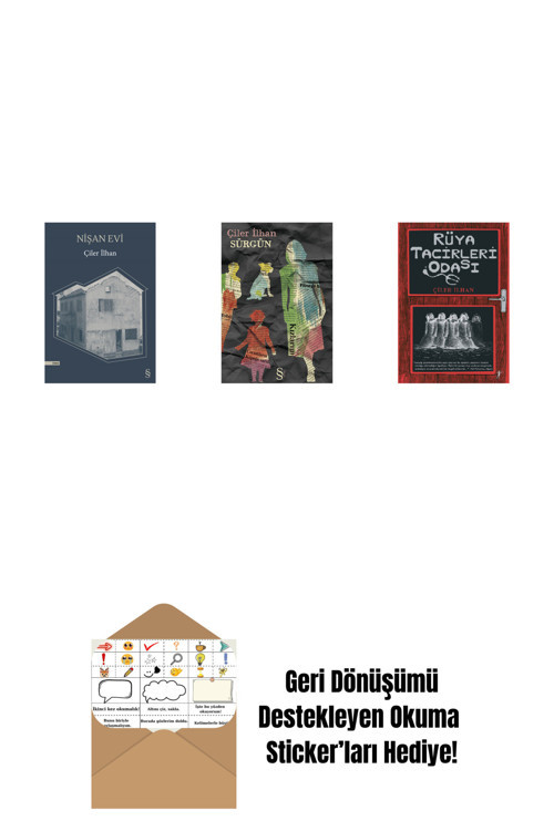 Everest Yayınları Nişan Evi + Sürgün + Rüya Tacirleri Odası + Okuma Sticker'Ları