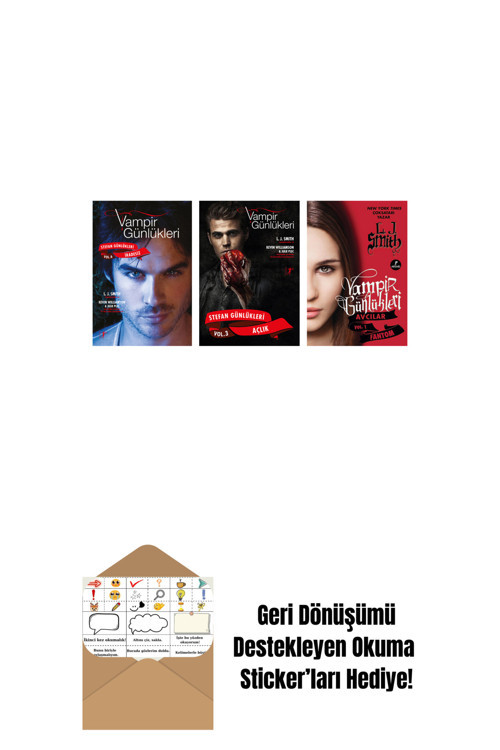 Artemis Yayınları L. J. Smith 3 Kitap Set + Okuma Sticker'Ları