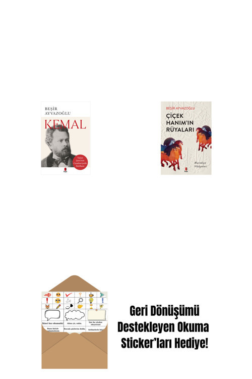 Everest Yayınları Kemal + Çiçek Hanımın Rüyaları + Okuma Sticker'Ları