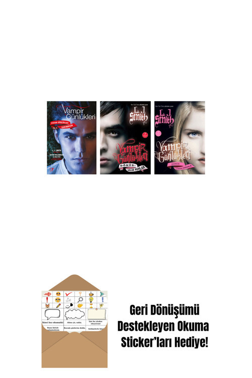Artemis Yayınları L. J. Smith 3 Kitap Set + Okuma Sticker'Ları