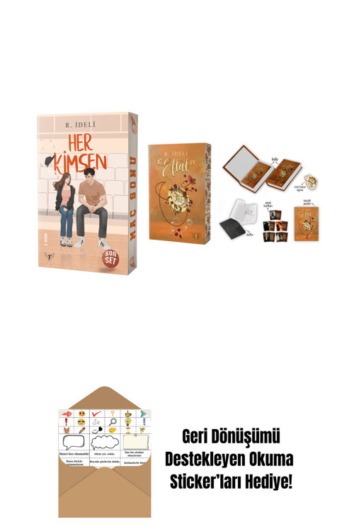 Artemis Yayınları R. İdeli 3 Kitap Set + Okuma Sticker'Ları