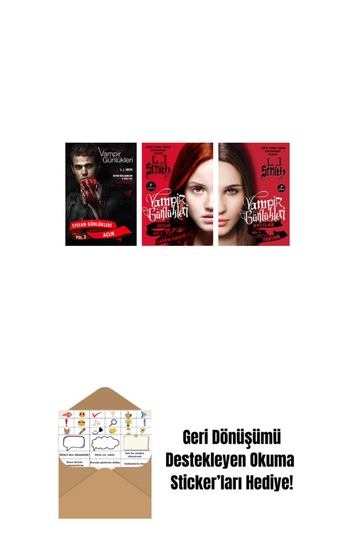 Artemis Yayınları L. J. Smith 3 Kitap Set + Okuma Sticker'Ları