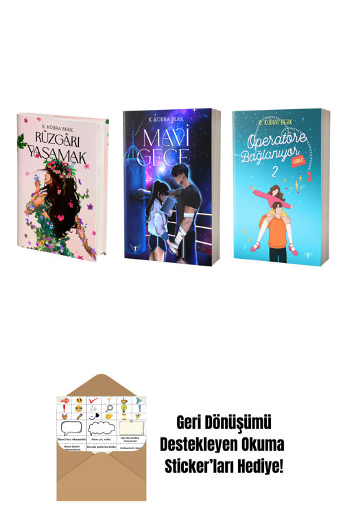 Artemis Yayınları K. Kübra Berk 3 Kitap Set + Okuma Sticker'Ları