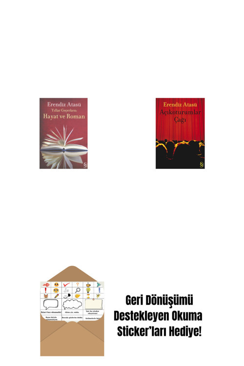 Everest Yayınları Yıllar Geçerken: Hayat Ve Roman + Açıkoturumlar Çağı + Okuma Sticker'Ları