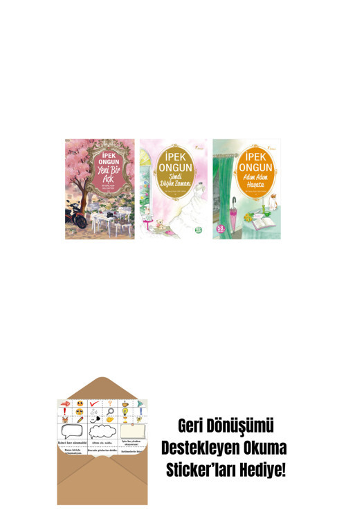 Artemis Yayınları İpek Ongun 3 Kitap Set + Okuma Sticker'Ları