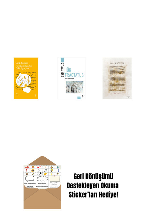 Everest Yayınları Everest Açıkhava 38 - Hoca Nasreddin Gibi Ağlayan + Hür Tractatus + Solukdönüm + Okuma Sticker'Ları