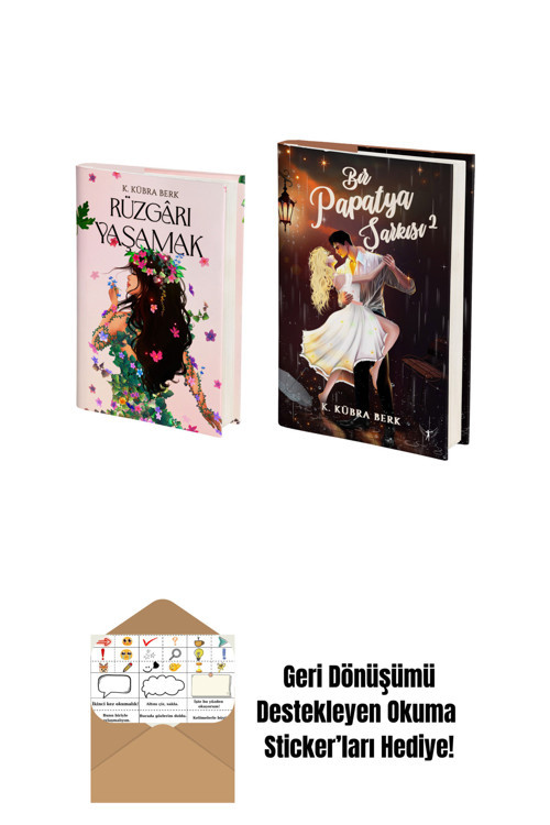 Artemis Yayınları Rüzgârı Yaşamak (Ciltli) + Bir Papatya Şarkısı 2 (Ciltli) + Okuma Sticker'Ları