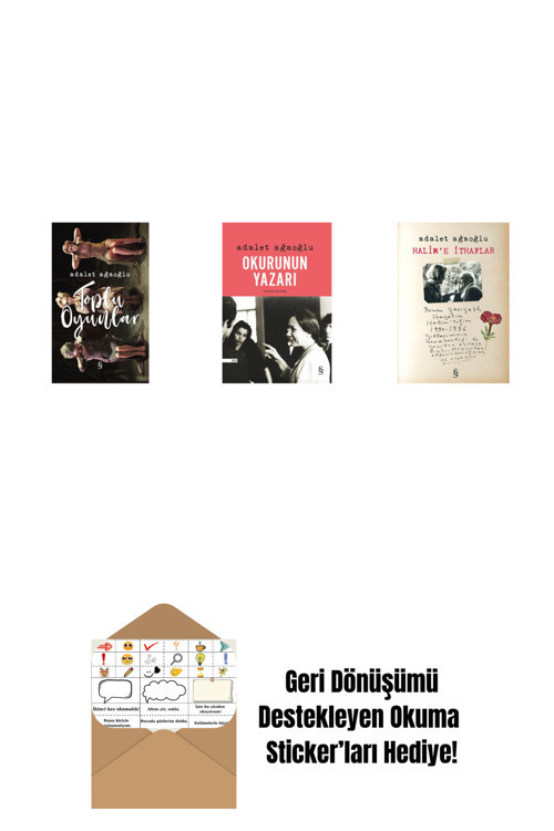 Everest Yayınları Toplu Oyunlar (Ciltli) + Okurunun Yazarı + Halim'E İthaflar + Okuma Sticker'Ları