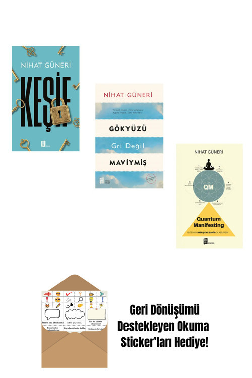 Mona Kitap Nihat Güneri 3 Kitap Set + Okuma Sticker'Ları