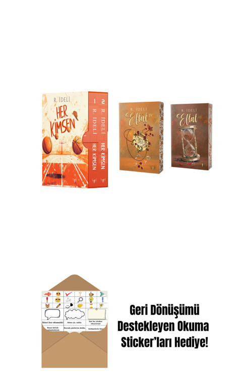 Artemis Yayınları R. İdeli 3 Kitap Set + Okuma Sticker'Ları