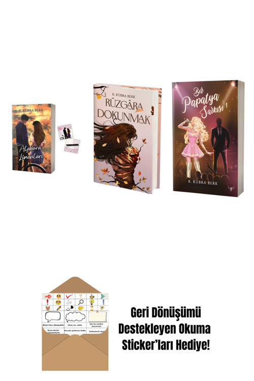 Artemis Yayınları K. Kübra Berk 3 Kitap Set + Okuma Sticker'Ları