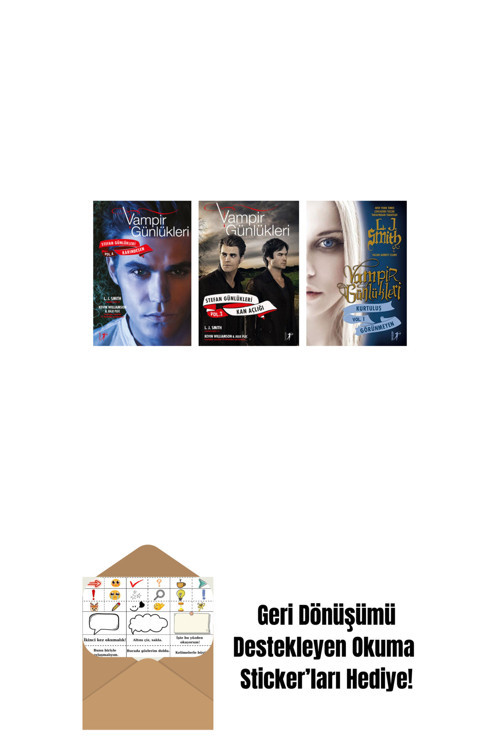 Artemis Yayınları L. J. Smith 3 Kitap Set + Okuma Sticker'Ları