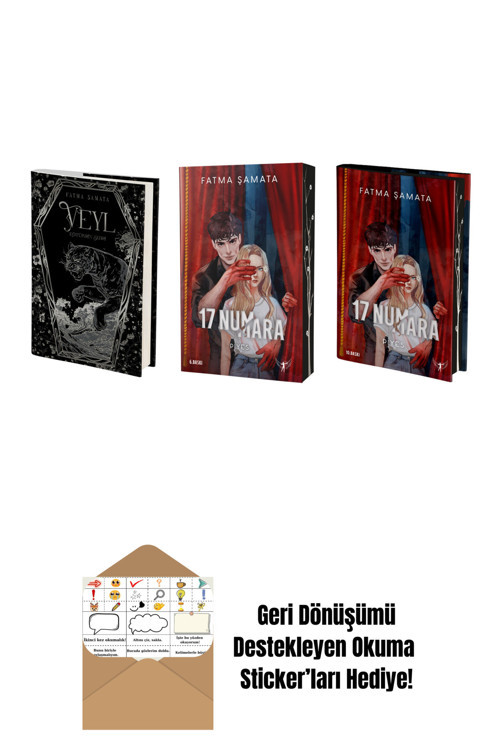 Artemis Yayınları Fatma Şamata 3 Kitap Set + Okuma Sticker'Ları