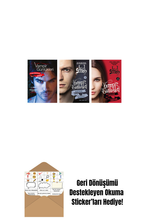 Artemis Yayınları L. J. Smith 3 Kitap Set + Okuma Sticker'Ları