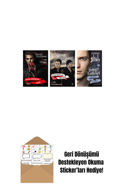 Artemis Yayınları L. J. Smith 3 Kitap Set + Okuma Sticker'Ları