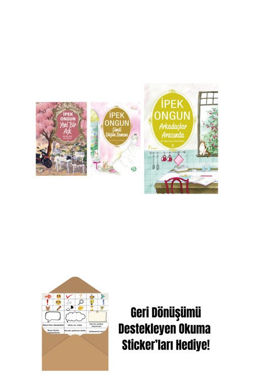 Artemis Yayınları İpek Ongun 3 Kitap Set + Okuma Sticker'Ları