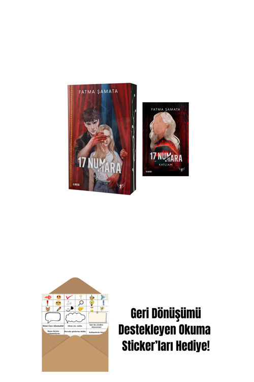Artemis Yayınları 17 Numara - Piyes + 17 Numara - Katliam + Okuma Sticker'Ları