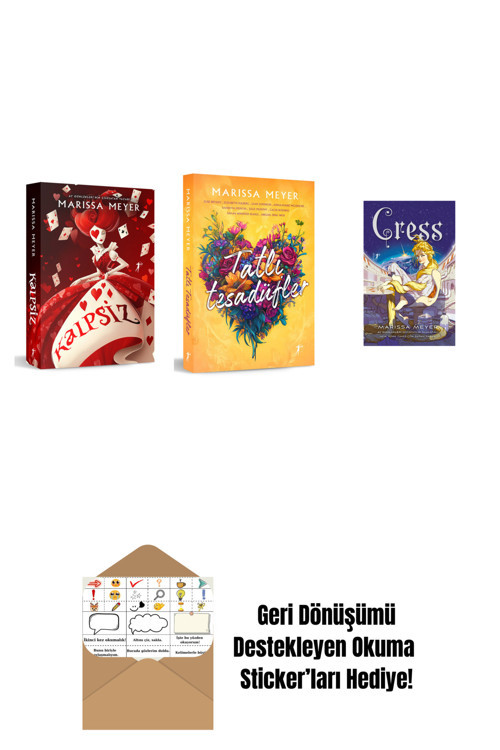 Artemis Yayınları Marissa Meyer 3 Kitap Set + Okuma Sticker'Ları
