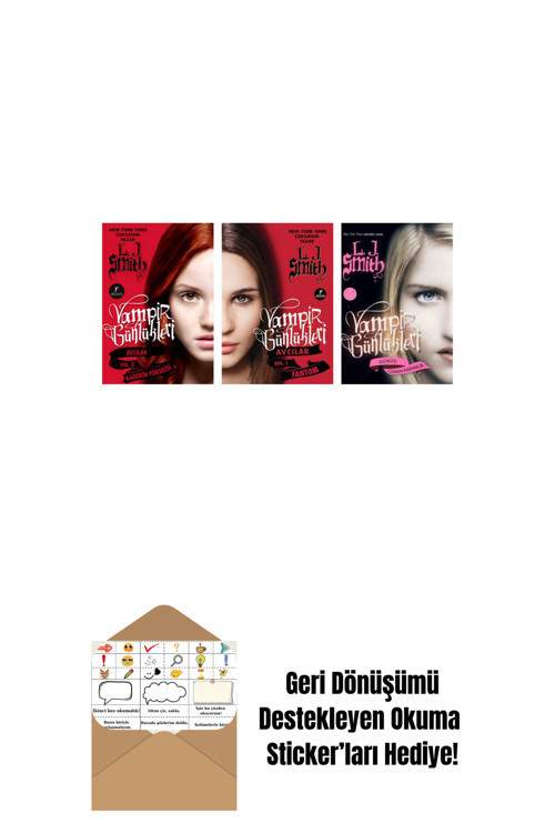 Artemis Yayınları L. J. Smith 3 Kitap Set + Okuma Sticker'Ları