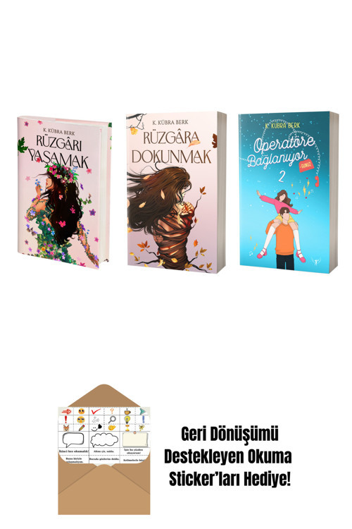 Artemis Yayınları K. Kübra Berk 3 Kitap Set + Okuma Sticker'Ları