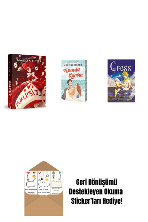 Artemis Yayınları Marissa Meyer 3 Kitap Set + Okuma Sticker'Ları