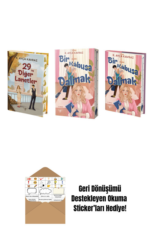 Artemis Yayınları R. Ayça Kavraz 3 Kitap Set + Okuma Sticker'Ları