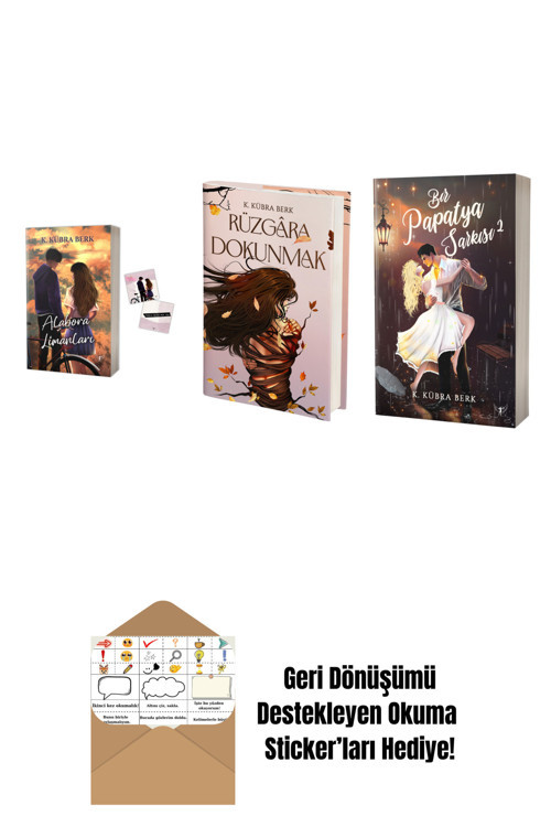 Artemis Yayınları K. Kübra Berk 3 Kitap Set + Okuma Sticker'Ları