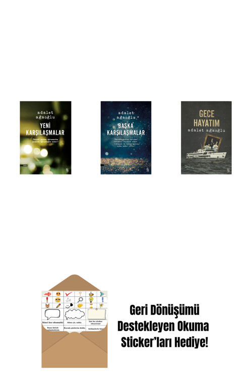 Everest Yayınları Yeni Karşılaşmalar + Başka Karşılaşmalar + Gece Hayatım + Okuma Sticker'Ları