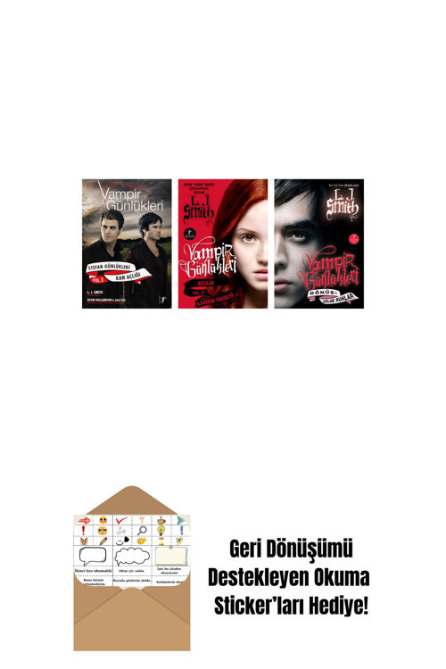 Artemis Yayınları L. J. Smith 3 Kitap Set + Okuma Sticker'Ları
