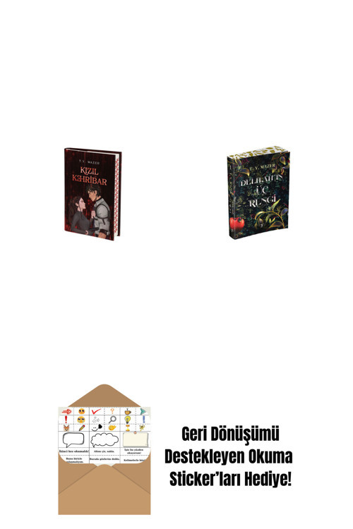 Artemis Yayınları Kızıl Kehribar + Delilah’In Üç Rengi + Okuma Sticker'Ları