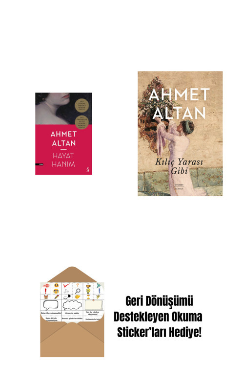 Everest Yayınları Hayat Hanım + Kılıç Yarası Gibi + Okuma Sticker'Ları
