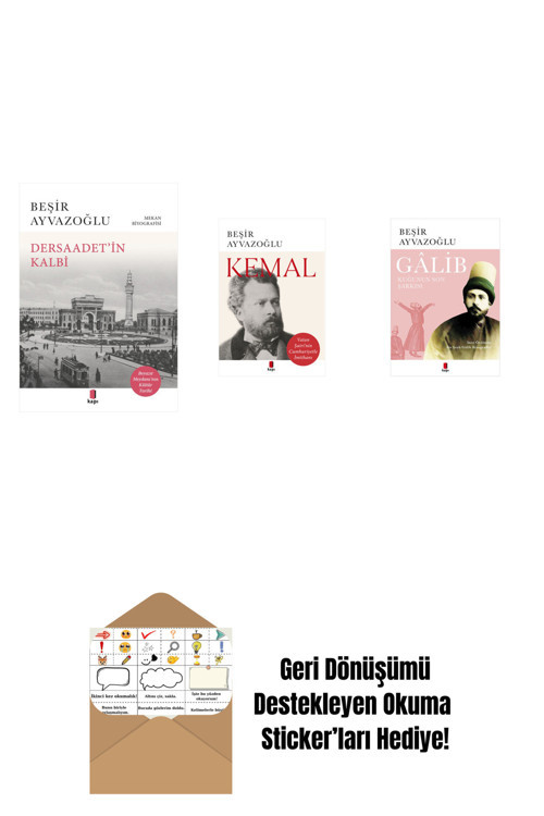 Everest Yayınları Dersaadet’İn Kalbi + Kemal + Gâlib - Kuğunun Son Şarkısı + Okuma Sticker'Ları