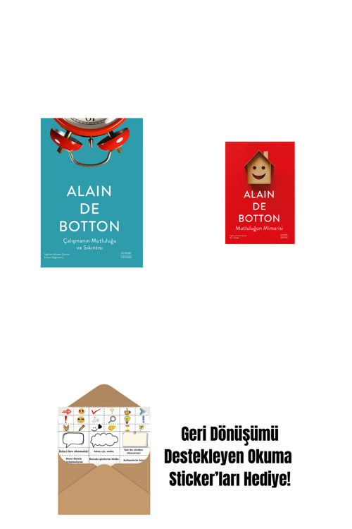 Everest Yayınları Çalışmanın Mutluluğu Ve Sıkıntısı + Mutluluğun Mimarisi + Okuma Sticker'Ları