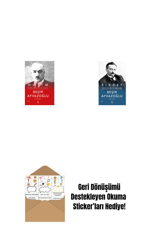 Everest Yayınları Haşim (Ciltli) + Fikret (Ciltli) + Okuma Sticker'Ları