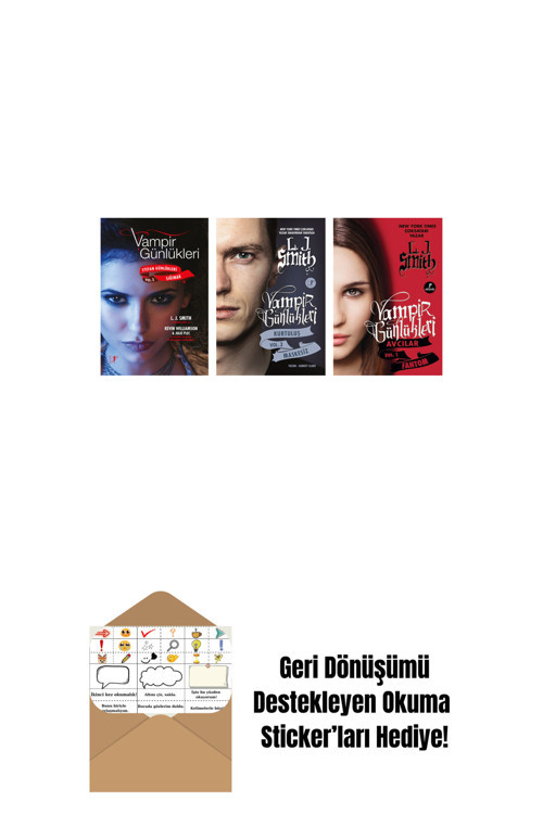 Artemis Yayınları L. J. Smith 3 Kitap Set + Okuma Sticker'Ları