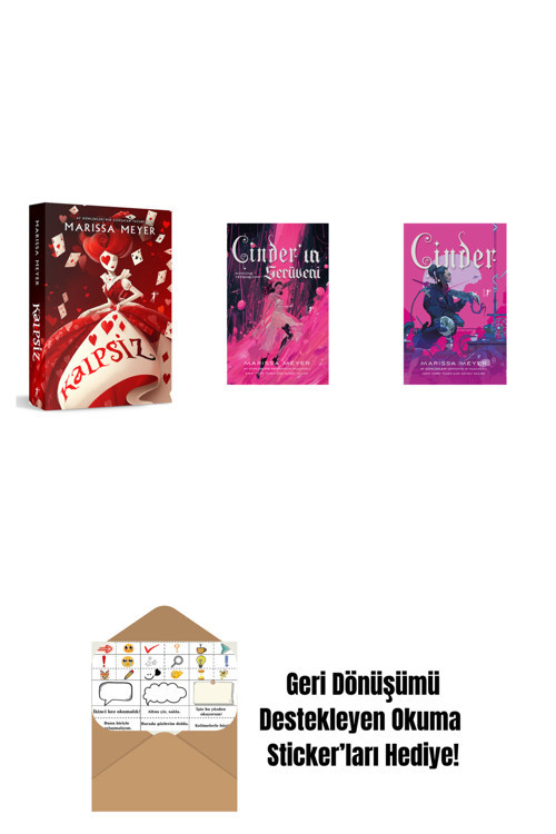 Artemis Yayınları Marissa Meyer 3 Kitap Set + Okuma Sticker'Ları