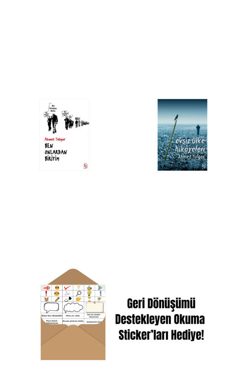 Everest Yayınları Ben Onlardan Biriyim + Evsiz Ülke Hikâyeleri + Okuma Sticker'Ları