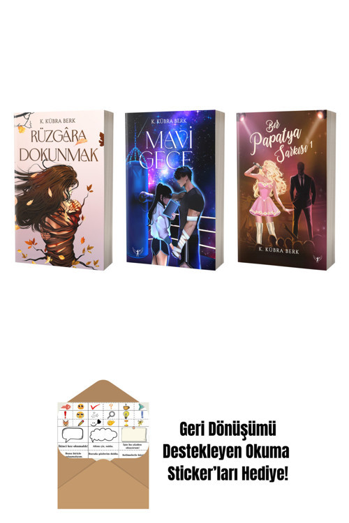 Artemis Yayınları K. Kübra Berk 3 Kitap Set + Okuma Sticker'Ları
