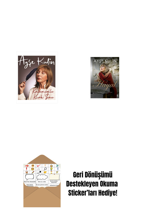 Everest Yayınları Kalemimle Kırk Sene (Ciltli) + Hayal + Okuma Sticker'Ları