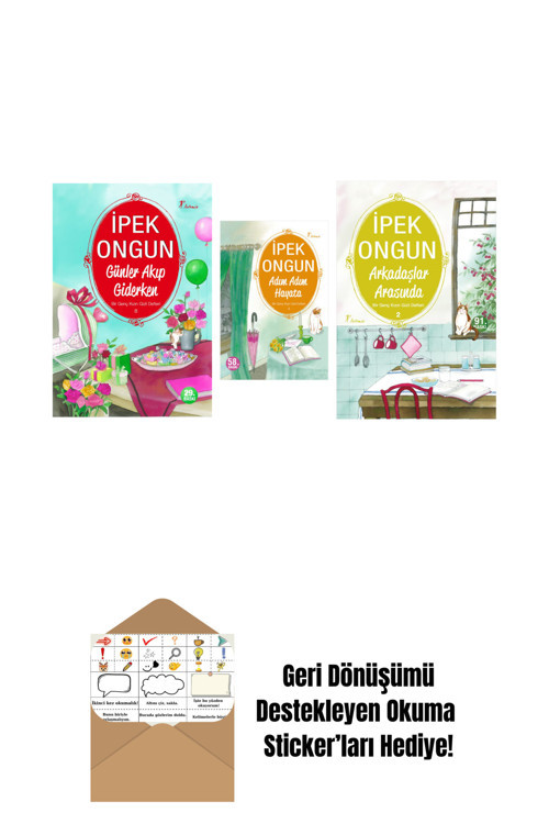 Artemis Yayınları İpek Ongun 3 Kitap Set + Okuma Sticker'Ları