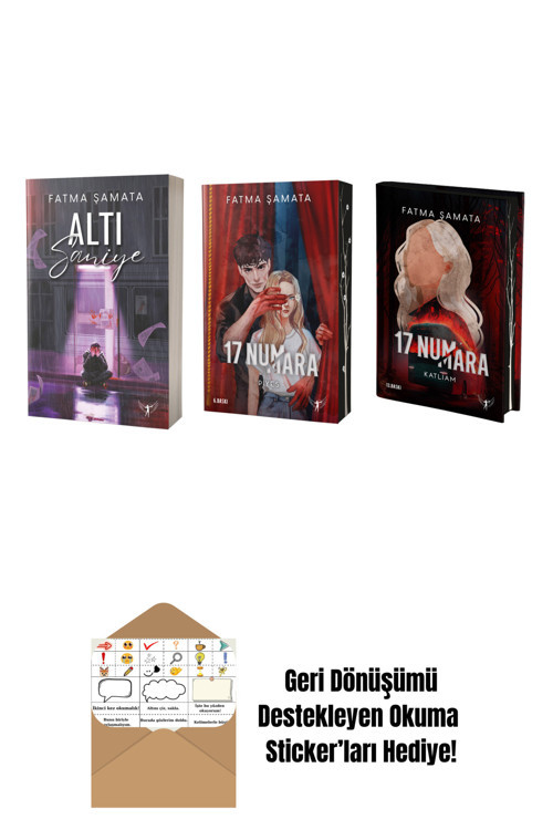 Artemis Yayınları Fatma Şamata 3 Kitap Set + Okuma Sticker'Ları