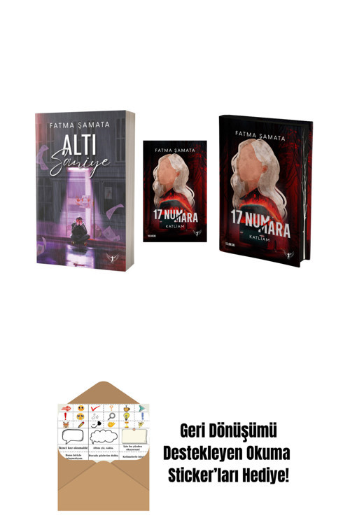Artemis Yayınları Fatma Şamata 3 Kitap Set + Okuma Sticker'Ları