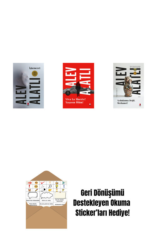 Everest Yayınları İşkenceci + Viva La Muerte! Yaşasın Ölüm! + Aydınlanma Değil Merhamet! + Okuma Sticker'Ları